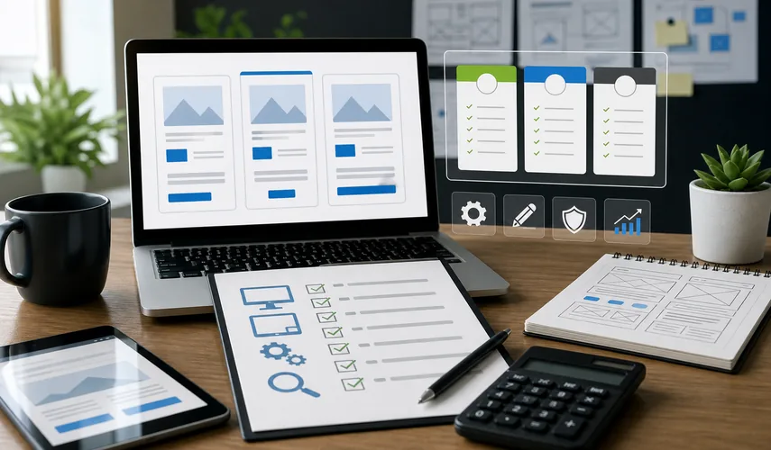 Illustration for blog article: Website Development Cost in Serbia: Pricing, Packages, and Scope