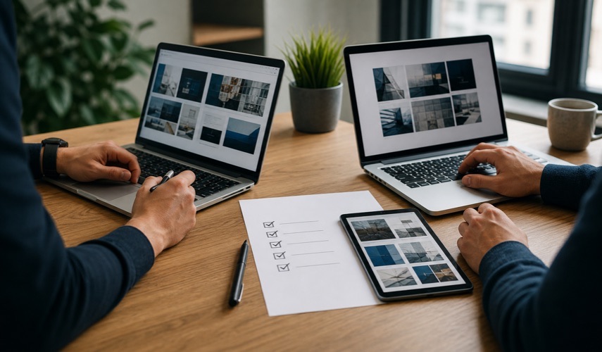 Illustration for blog article: How to Choose a Website Development Company: Questions Before You Start