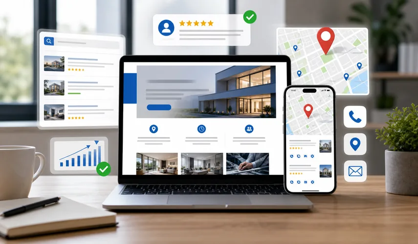 Illustration for blog article: Local SEO for Small Businesses: How a Website Helps Customers Find You