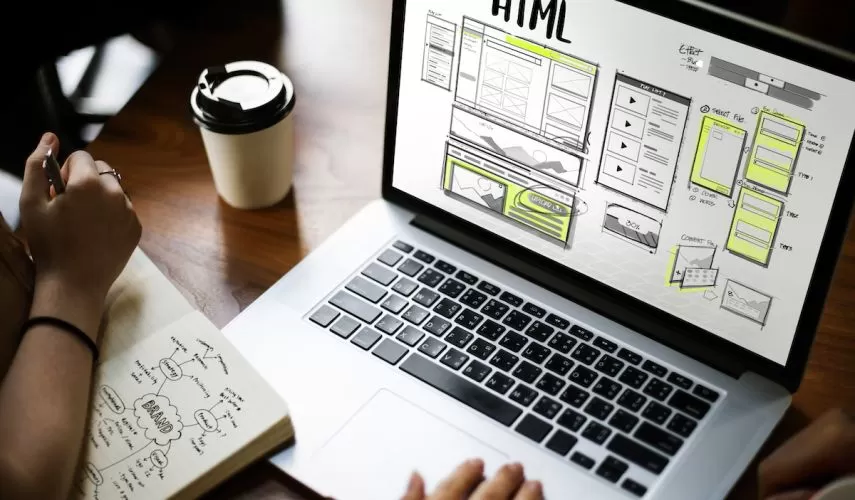 Illustration for blog article: Website Development: Key Elements and Process for a Business Website