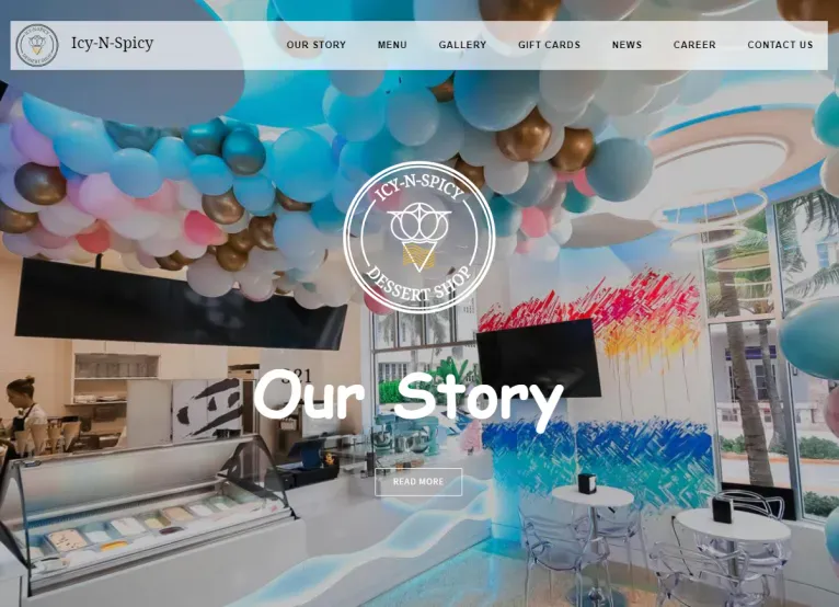 Portfolio project preview: Icy-N-Spicy