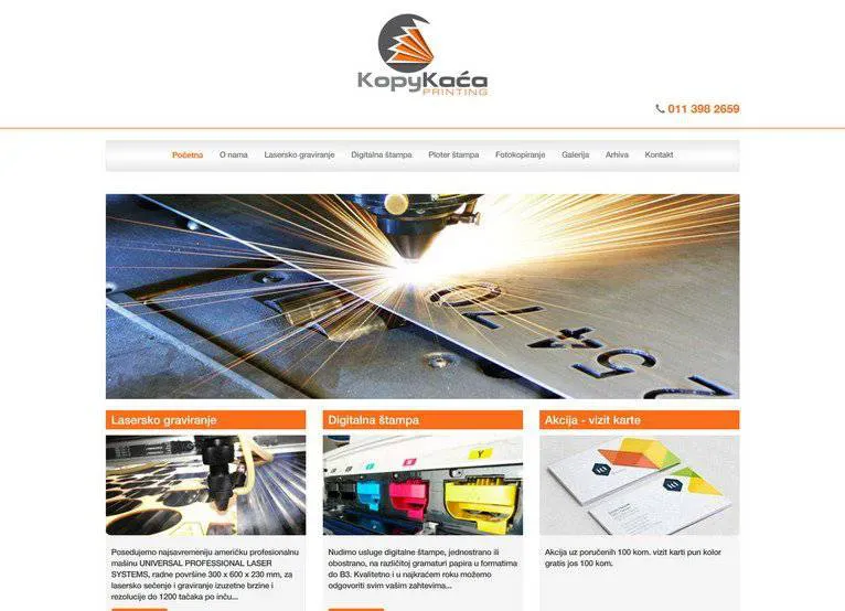 Portfolio project preview: Kopy Kaća
