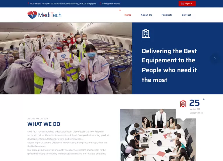 Portfolio prikaz projekta: Medi Tech
