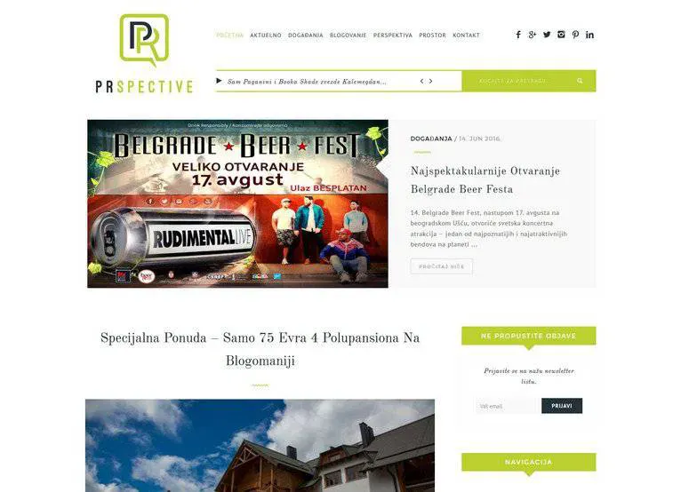Portfolio prikaz projekta: PRspective