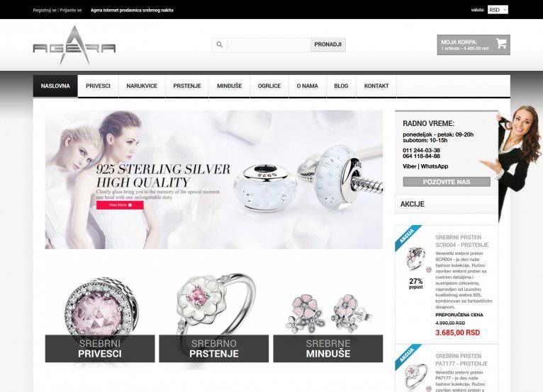 Silver jewelry