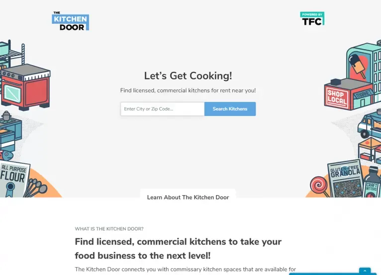 Portfolio prikaz projekta: The Kitchen Door