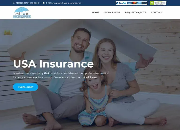 Portfolio project preview: USA Insurance
