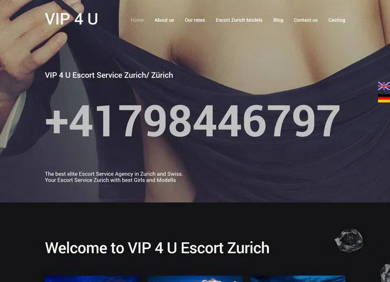 Portfolio project preview: VIP 4 U