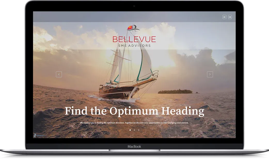 Desktop prikaz projekta Bellevue SME advisors