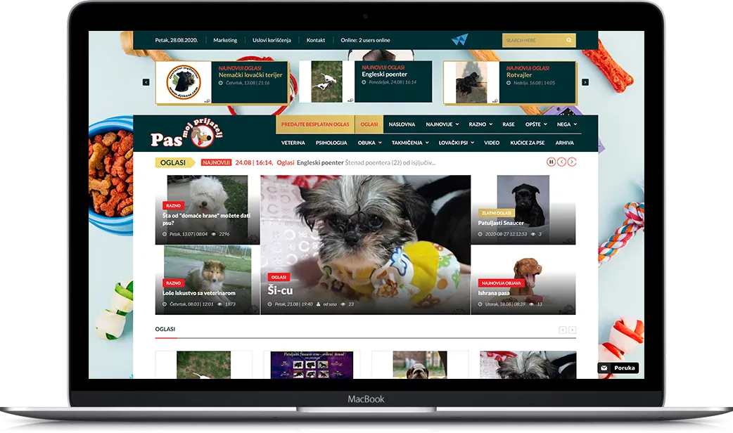 Desktop preview of Dog my friend project