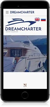 Mobilni prikaz projekta Dreamcharter