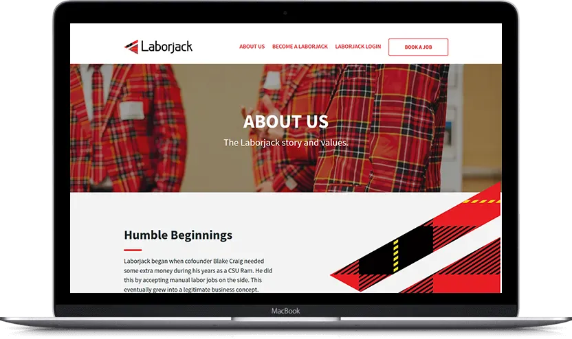 Dodatni desktop ekran projekta Laborjack