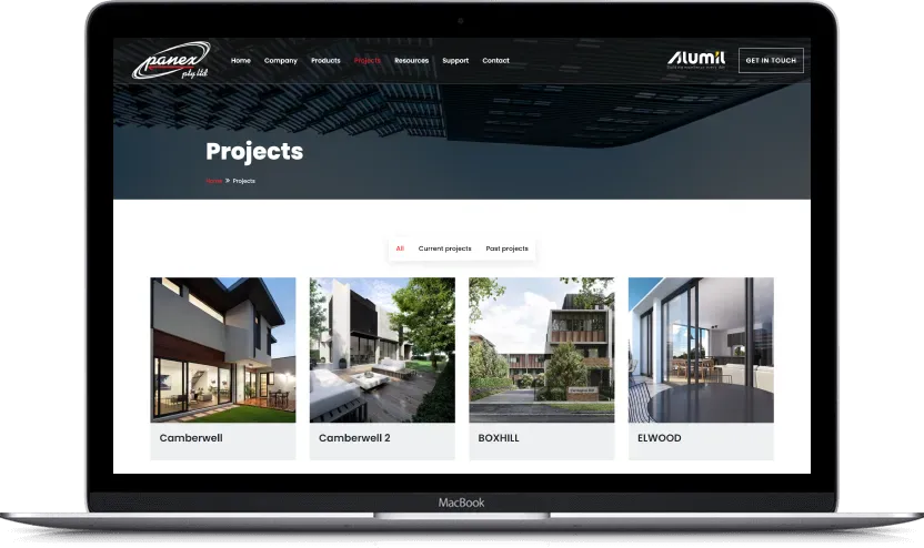 Additional desktop screen of Panex project