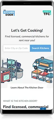 Mobile preview of The Kitchen Door project