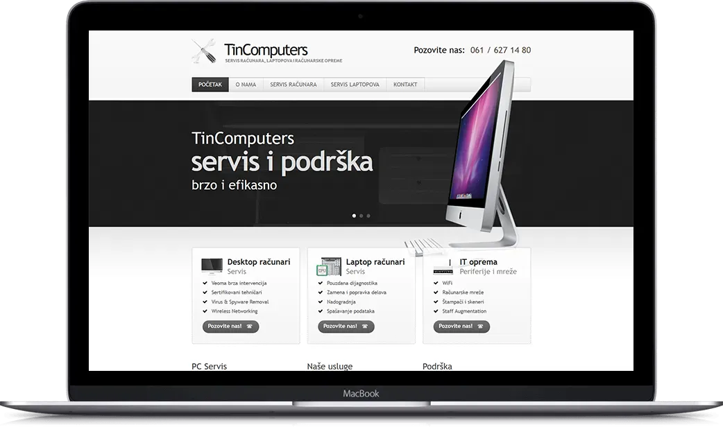 Desktop preview of Tincomputers project
