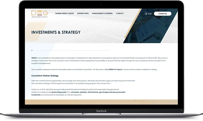 Additional desktop screen of Triemc project