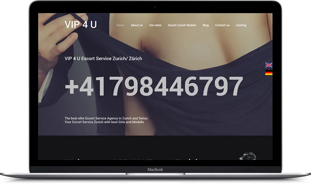 Desktop preview of VIP 4 U project