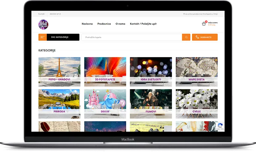Dodatni desktop ekran projekta Wall Art Studio